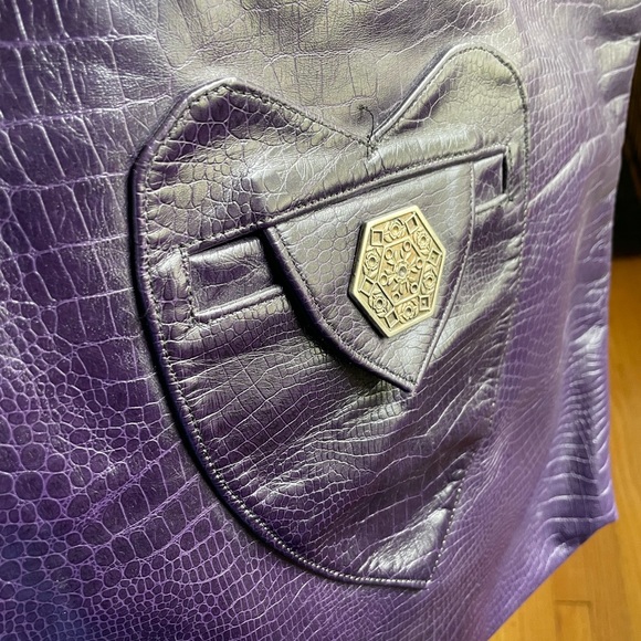 Vintage Beautiful Atelier 73 Avignon France Hand Crafted Leather Bag - Picture 11 of 16